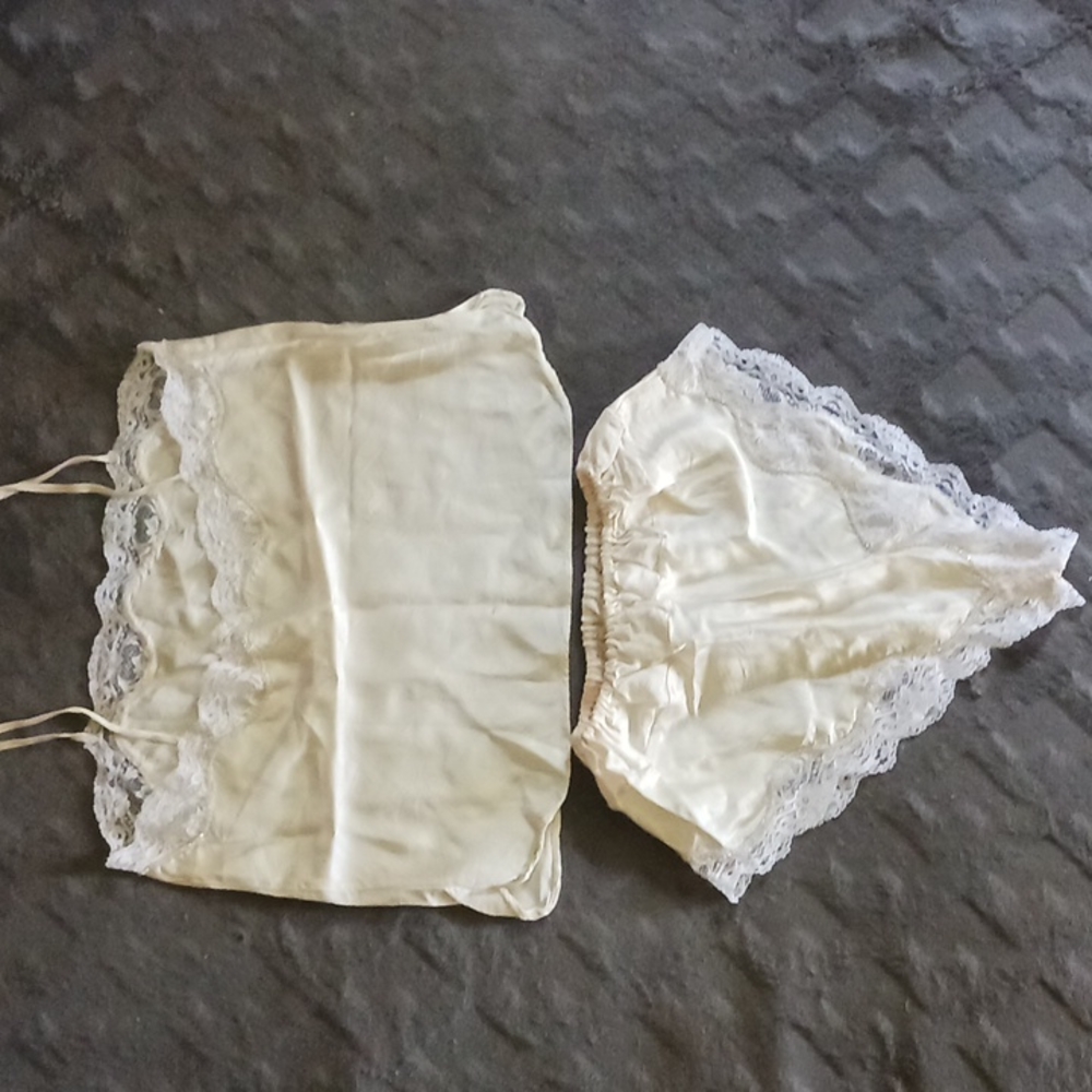 Silk, Lace and Rhinestones Lingerie Set